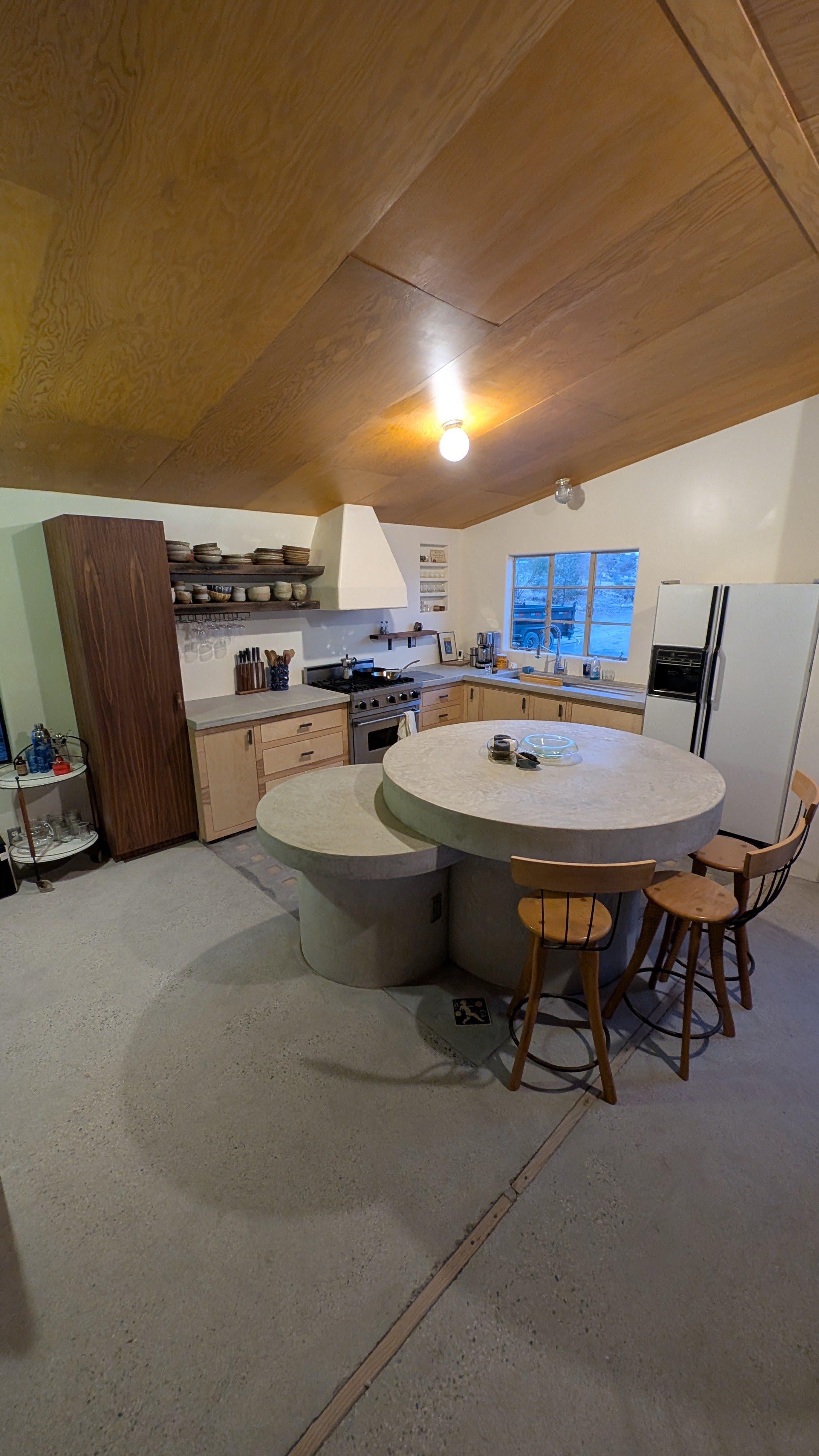 Shower framing and initial black waterproofing membrane