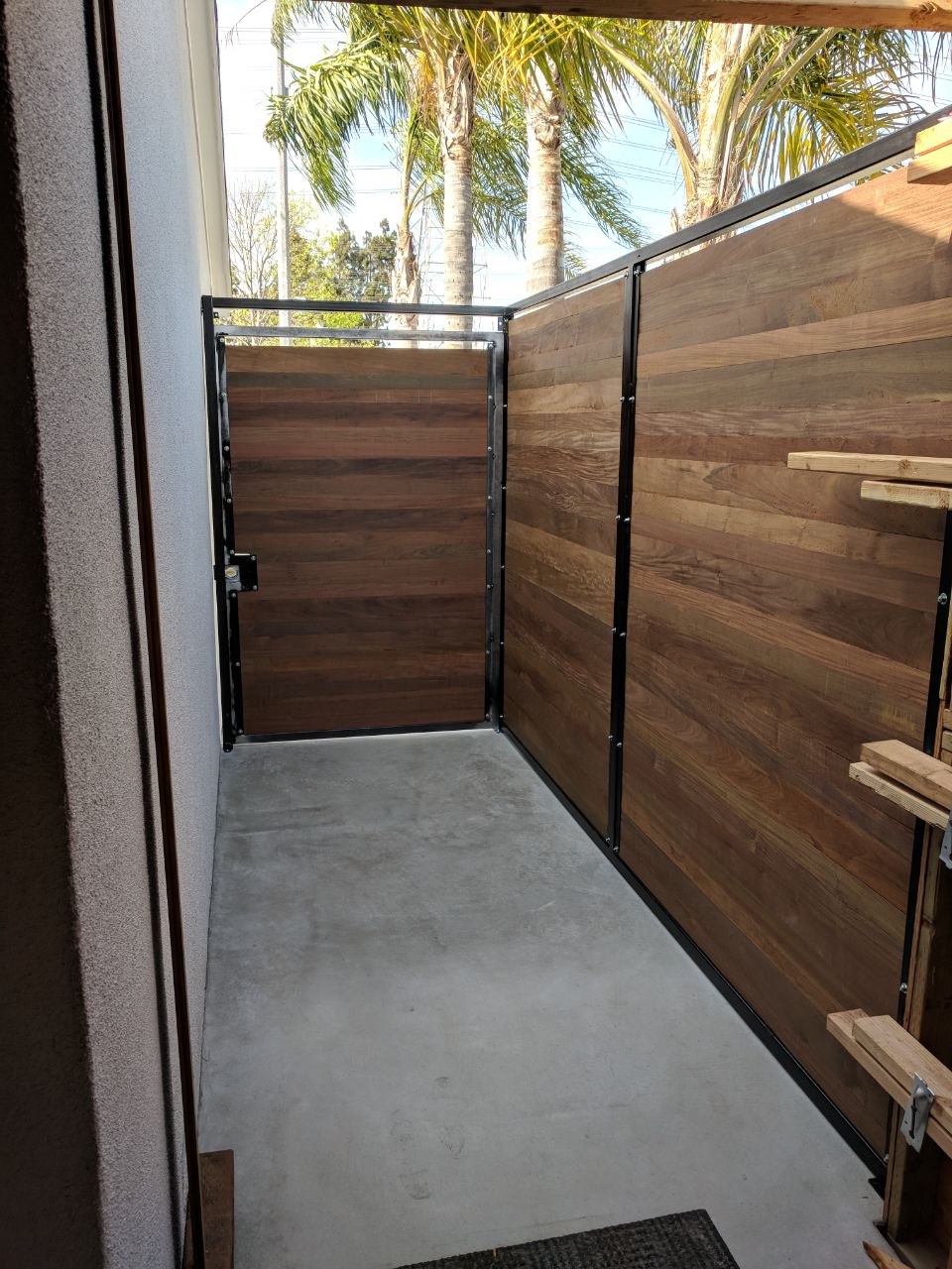 Initial land grading and demolition